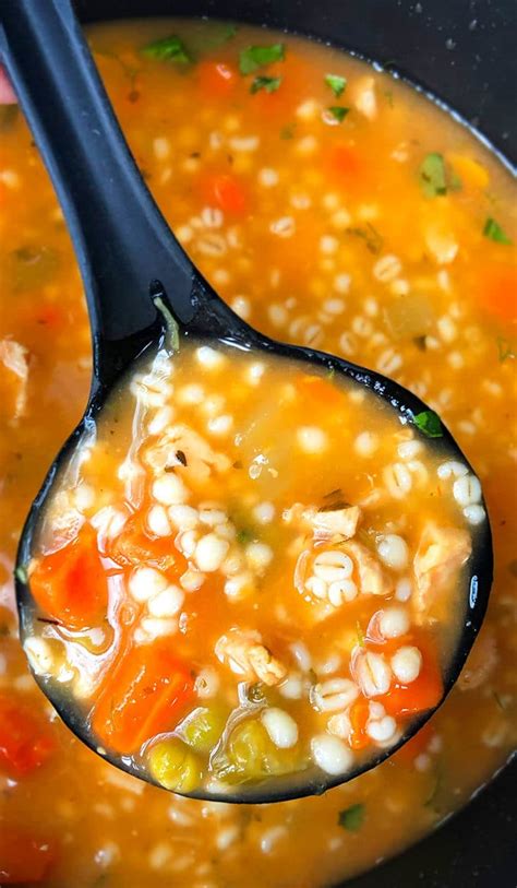 Chicken Barley Soup One Pot One Pot Recipes