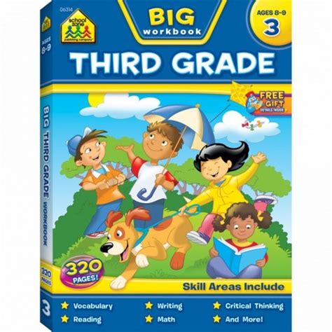 Big 3rd Grade Workbook 320 Pages