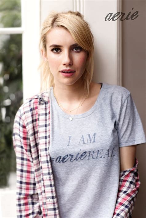 Emma Roberts Unretouched Aerie Campaign 2015 Popsugar Fashion Photo 6