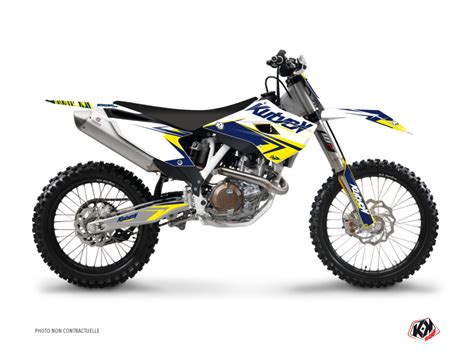 This bike features mapping updates, suspension changes, a slotted air box. Husqvarna FC 450 Dirt Bike Stage Graphic Kit White Yellow ...