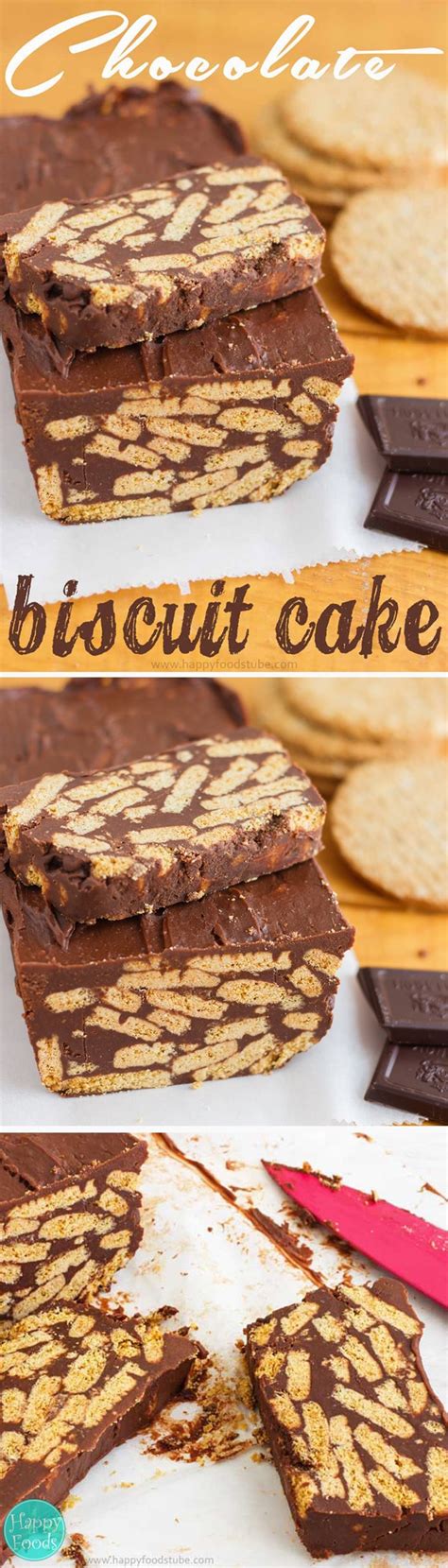 This biscuit cheesecake is great cake. No Bake Chocolate Biscuit Cake Recipe - Happy Foods Tube | Recipe | Chocolate biscuit cake ...