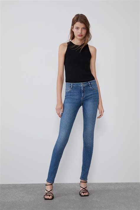 mid rise skinny jeans view all jeans woman zara united states womens jeans skinny mid