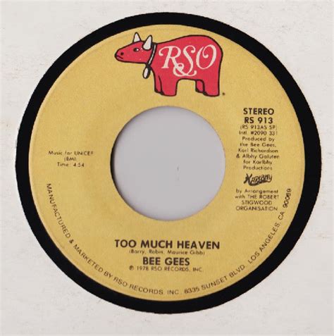 Pepper's lonely hearts club band. Bee Gees - Too Much Heaven (1978, Vinyl) | Discogs