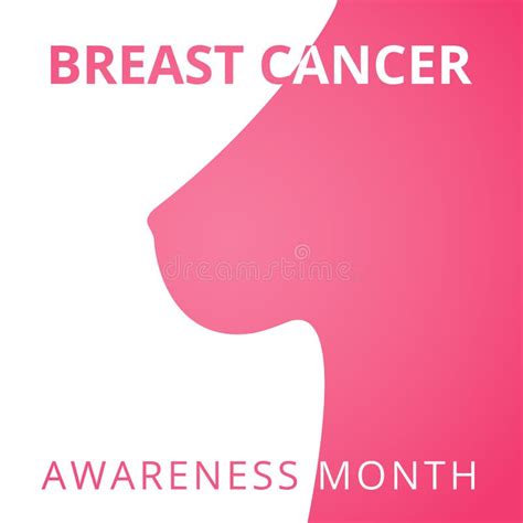 October Breast Cancer Awareness Month International Day Against Breast Cancer Woman S Breast