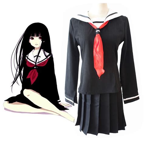 Takaró Erős Leszek Kocsi Anime Girl Black School Uniform Maga Béke