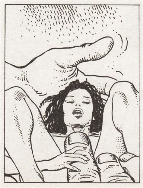 Erotic Comic Art Two Manara Two Combined Pictures