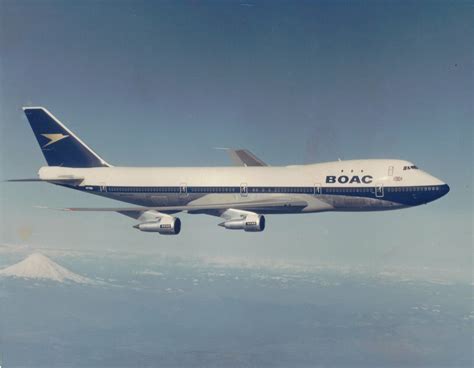BOAC 747 Vintage Aircraft Aircraft Boeing Aircraft