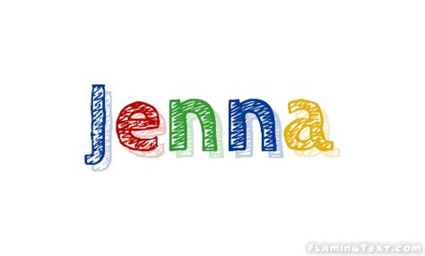 jenna logotipo ferramenta de design de nome grátis a partir de texto