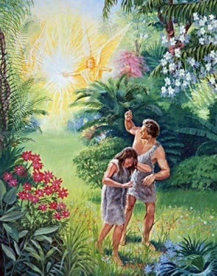 Adam And Eve Thrown Out Of The Garden Of Eden Ancient Pages