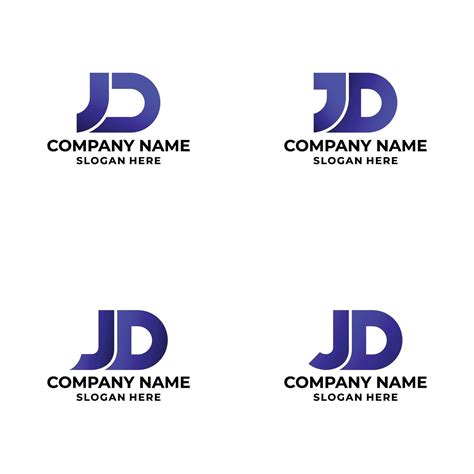 Logo Jd Or Lettering Jd For Your Company 2040604 Vector Art At Vecteezy