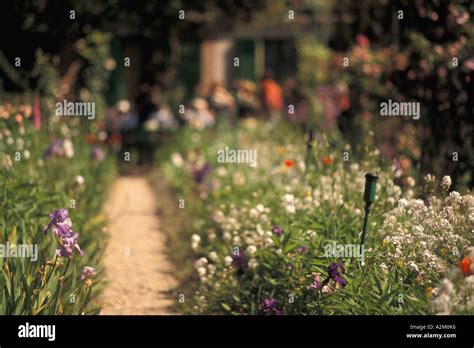 Claude Monet Claude Monets Flowering Gardens Hi Res Stock Photography