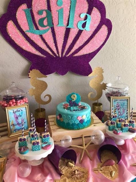 e1d5be1c7f2f456670de3d53c7b54f4a | Little mermaid birthday, Mermaid