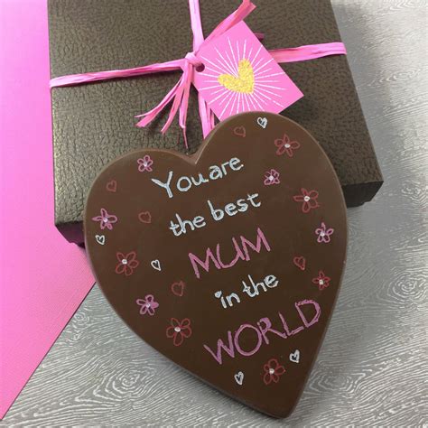 The sun is on hand to add a bit of extra sparkle to mother's day. Mothers Day Write Your Own Message Chocolate Heart By ...