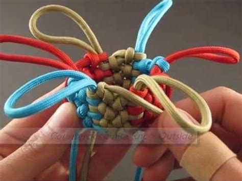 Tie one end on your. How to Tie the Dragon Egg (Paracord) Pouch by TIAT - YouTube