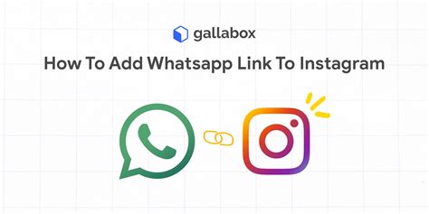 Add Whatsapp Links To Instagram A Quick Guide Gallabox Blog