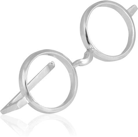 Prd Caratcafe Eyeglass Lapel Pin Sterling Silver For Men