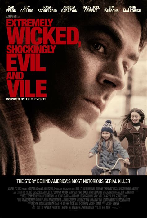 Extremely Wicked Shockingly Evil And Vile Movie Poster Teaser Trailer