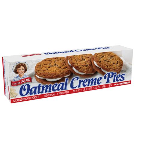 Little Debbie Oatmeal Creme Pies 12 Ct 162 Oz