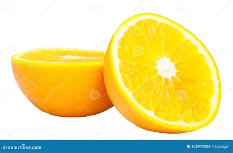 Two Halves Of Orange Isolated Stock Photo Image Of Slice Organic