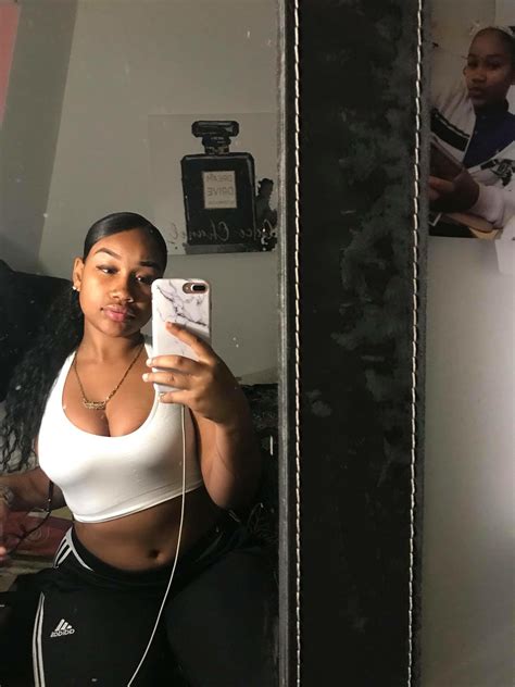 Black Girl Mirror Selfie