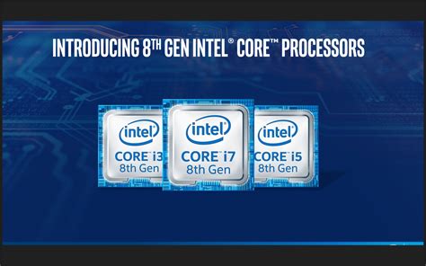 Intel Core I5 8250u I5 8350u I7 8550u And I7 8650u Kaby Lake R