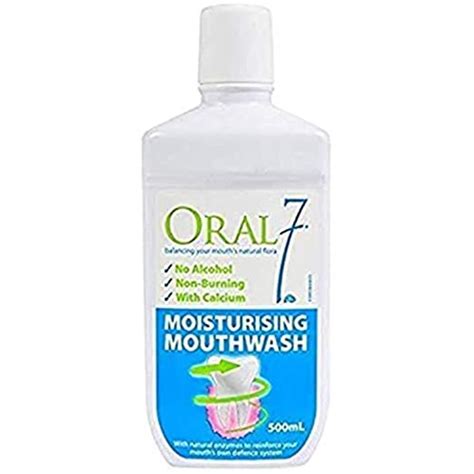 Oral7 Dry Mouth Mouthwash Alcohol Free Oral Rinse With