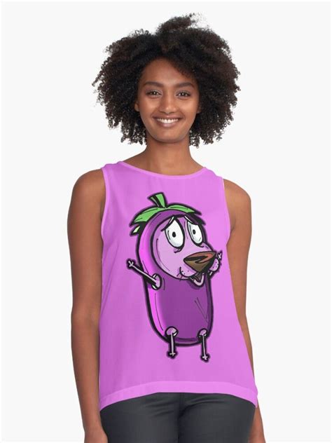 Courage The Cowardly Dog As The Great Eggplant Perfect For Lovers Of