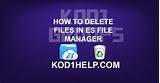 Kodi File Manager Hidden Files