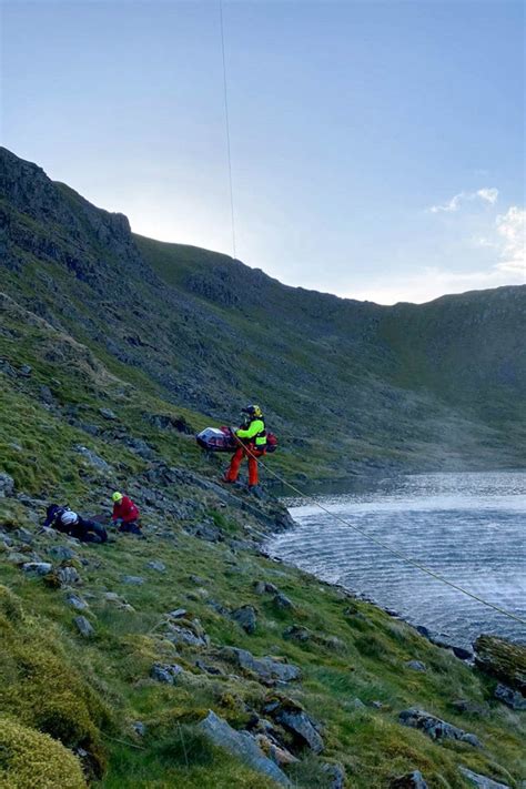Grough — Helvellyn Walker Airlifted To Hospital After 80m Tumble From