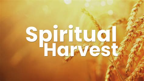 Spiritual Harvest