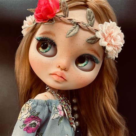 Кукла Блайз кастом Blythe ооак в бохо стиле купить на Ярмарке