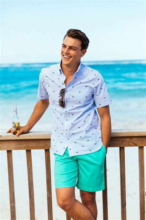 9 Beach Outfit Ideas For Men To Stay Cool And Trendy Roupas De Verão