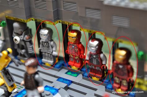 My Brick Store Lego Iron Man Laboratory Lego Suit Up Gantry