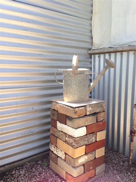 Dry Stacked Brick Plinth Recycled Brick Recycled Brick Plinths