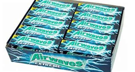 60 Paquets De Chewing Gum Airwaves Extrême à Tester