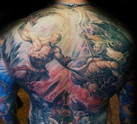 30 Kratos Tattoo Designs For Men God Of War Ink Ideas