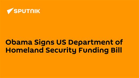 Obama Signs Us Department Of Homeland Security Funding Bill 0403
