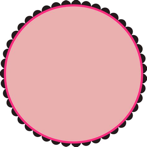 Scalloped Round Frame Clipart Clipart Panda Free Clipart Images
