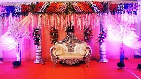 🙋👸🤴luxurious Stage Decoration Idea👸🤴🎊for Indian Wedding🎊🤴👸🎉 Stagedecoration