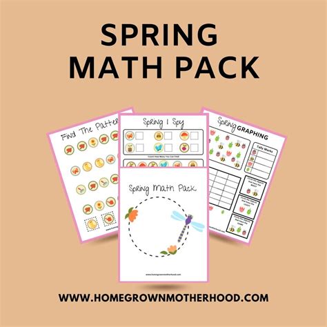 Spring Math Pack