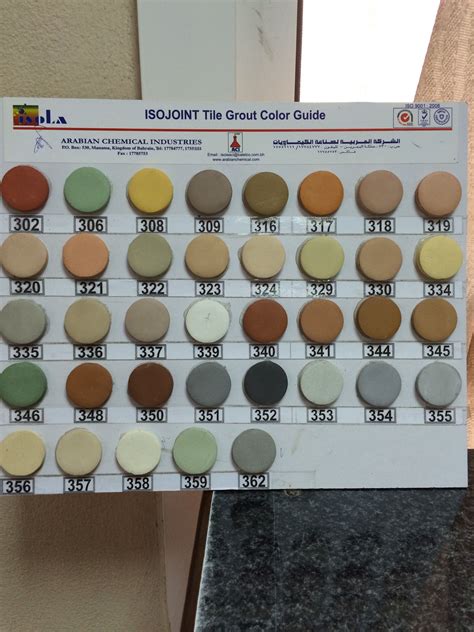 Isola Grout Color Options Grout Color Tile Grout Color Mosaic Adhesive