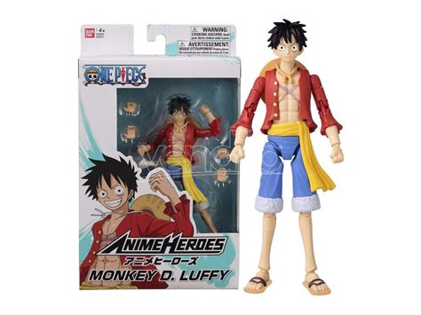 One Piece Anime Heroes Monkey D Luffy Figure 16cm Bandai Vendiloshop