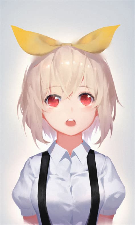 Download 480x800 Wallpaper Cute Anime Girl Short Hair