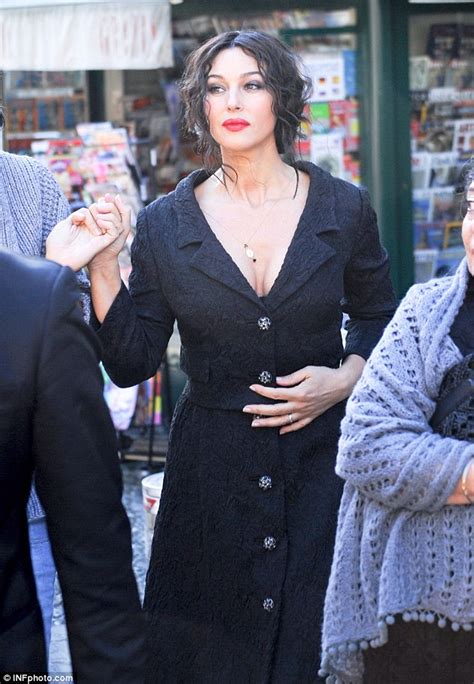 Elegant And Graceful But Still A Tease Monica Bellucci Flashes Her