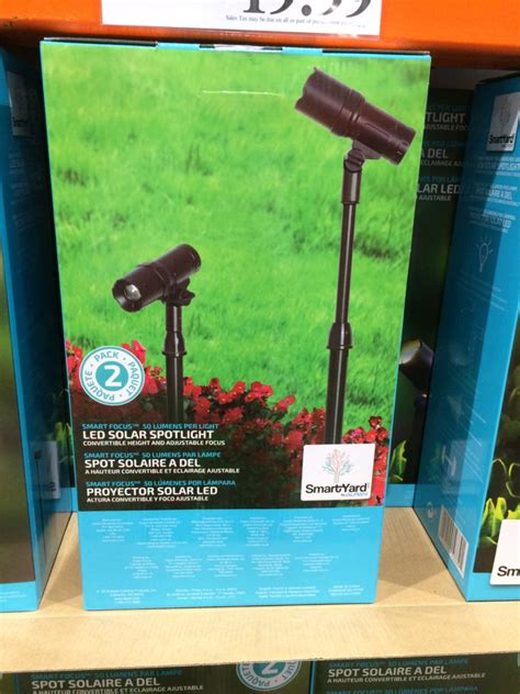 The flexible rubber edging will contour to any landscape and provide any project with a finished look. Costco-922370-Smartyard-Solar-Spot-Light-2PK-box1 ...