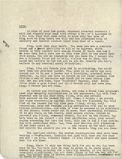 Include company name and product name; Read the letter the FBI sent MLK to try to convince him to kill himself - Vox
