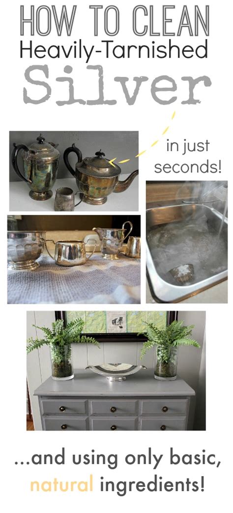 How To Clean Really Tarnished Silver Naturally The Creek Line House