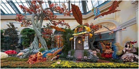 Bellagio Las Vegas Conservatory And Botanical Gardens Is A Fall