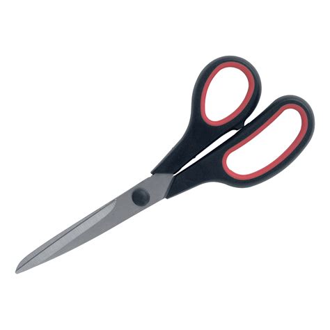 5 Star Office Scissors 210mm With Rubber Handles Stainless Steel Blades
