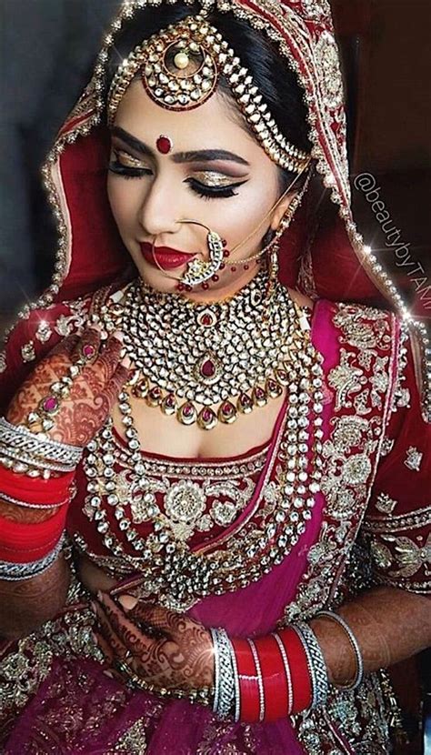 Indian Bridal Fashion Indian Bridal Wear Indian Bridal Makeup Indian Wedding Jewelry Bridal